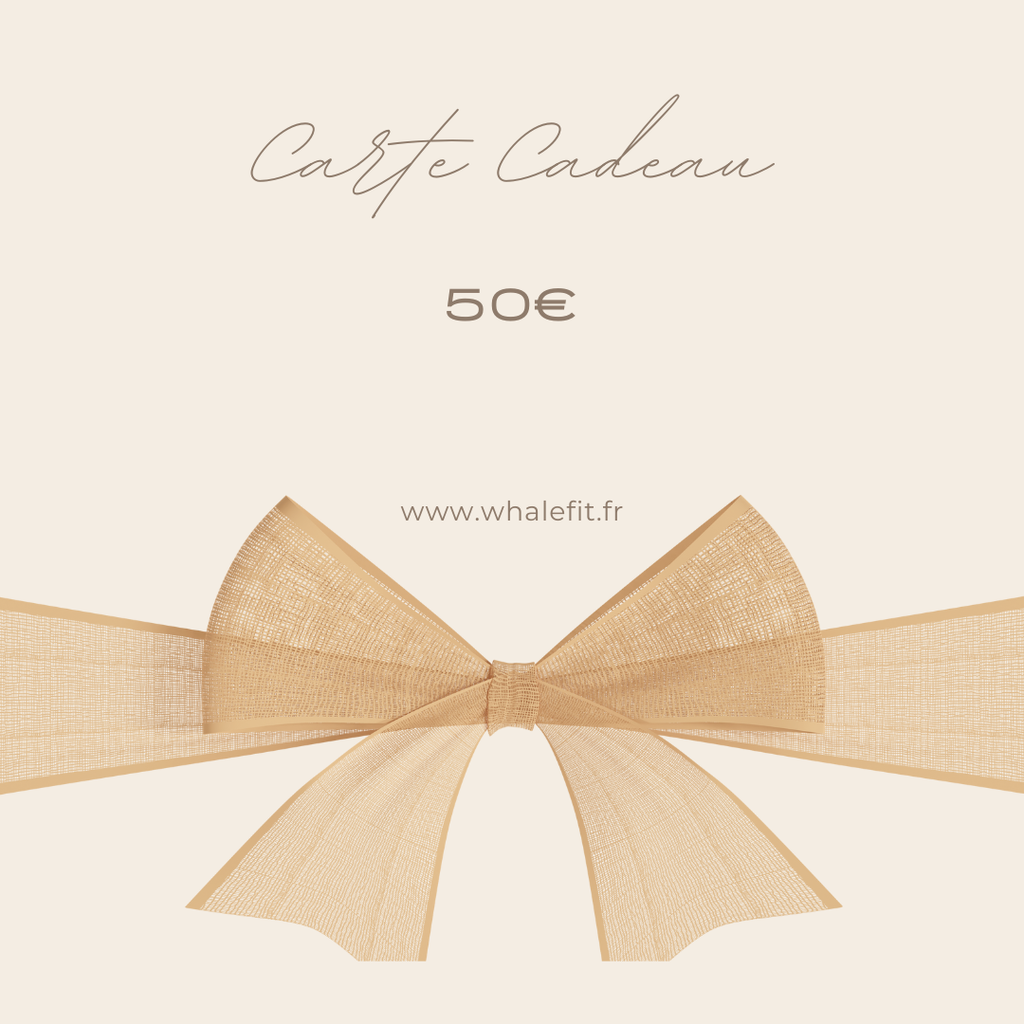 Carte cadeau Whale Fit